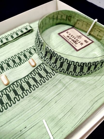 Exclusive Men's Premium Panjabi Light Green