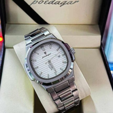 Poedagar 613 Luxury Watch For Man - Silver White